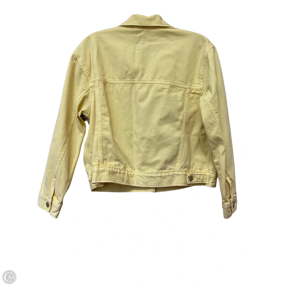 Jacket Denim By Gap In Yellow, Size: L