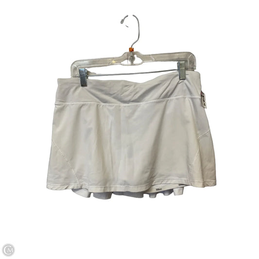 Athletic Skort By Lululemon In White, Size: 10