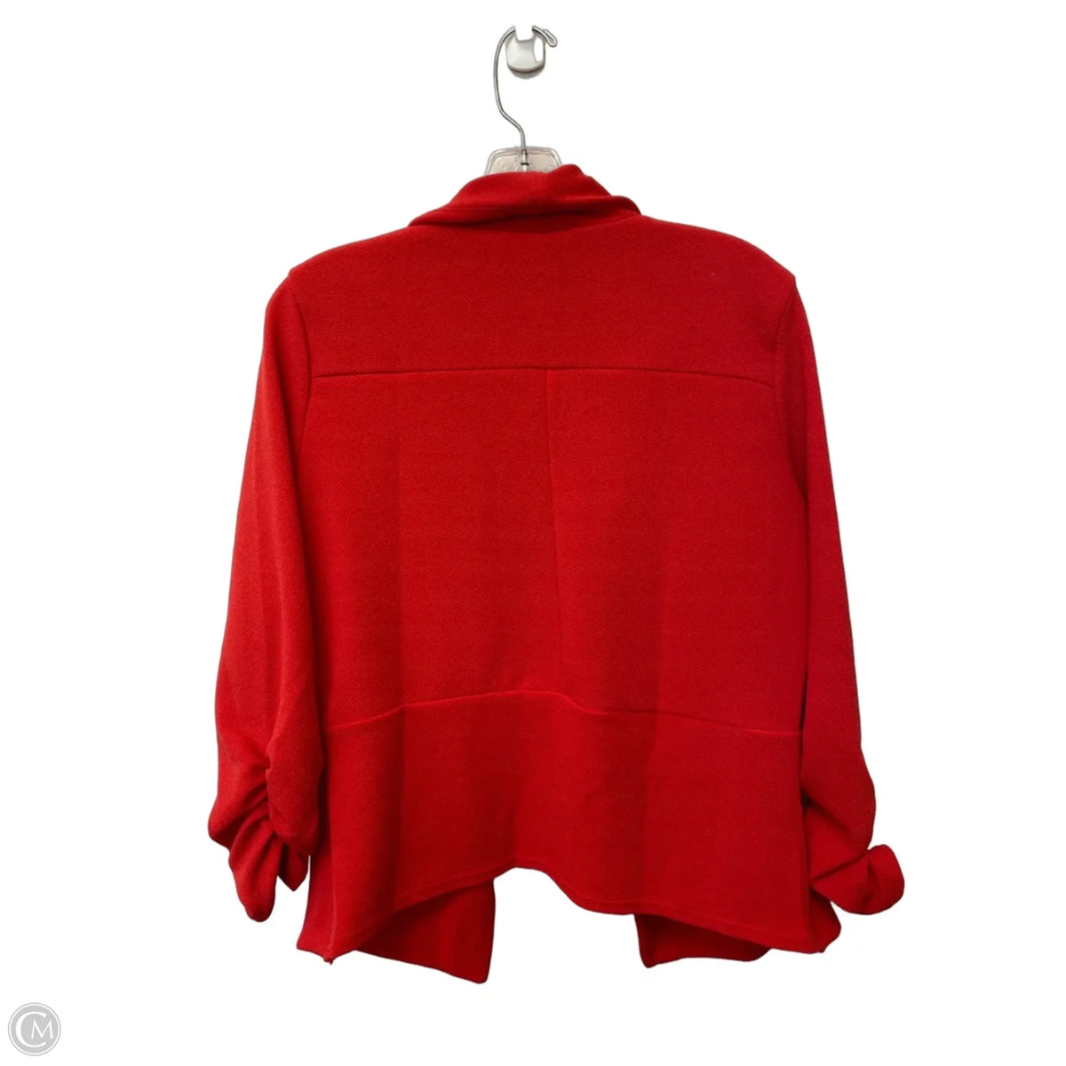 Blazer By Clothes Mentor In Red, Size: L