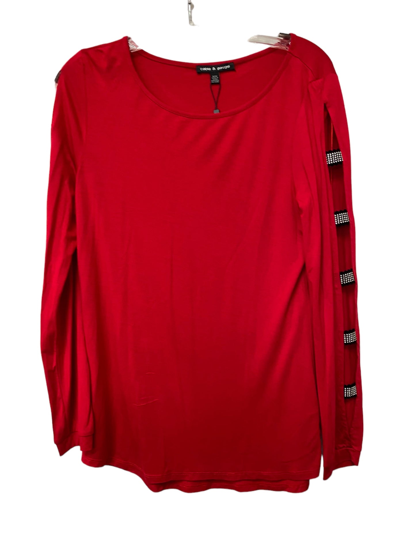 Top Long Sleeve By Cable And Gauge  Size: M