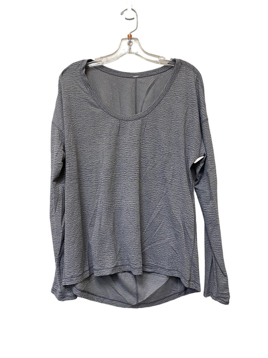 Athletic Top Long Sleeve Crewneck By Lululemon  Size: L