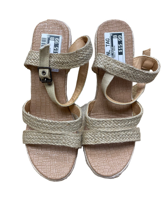 Sandals Heels Wedge By Clothes Mentor