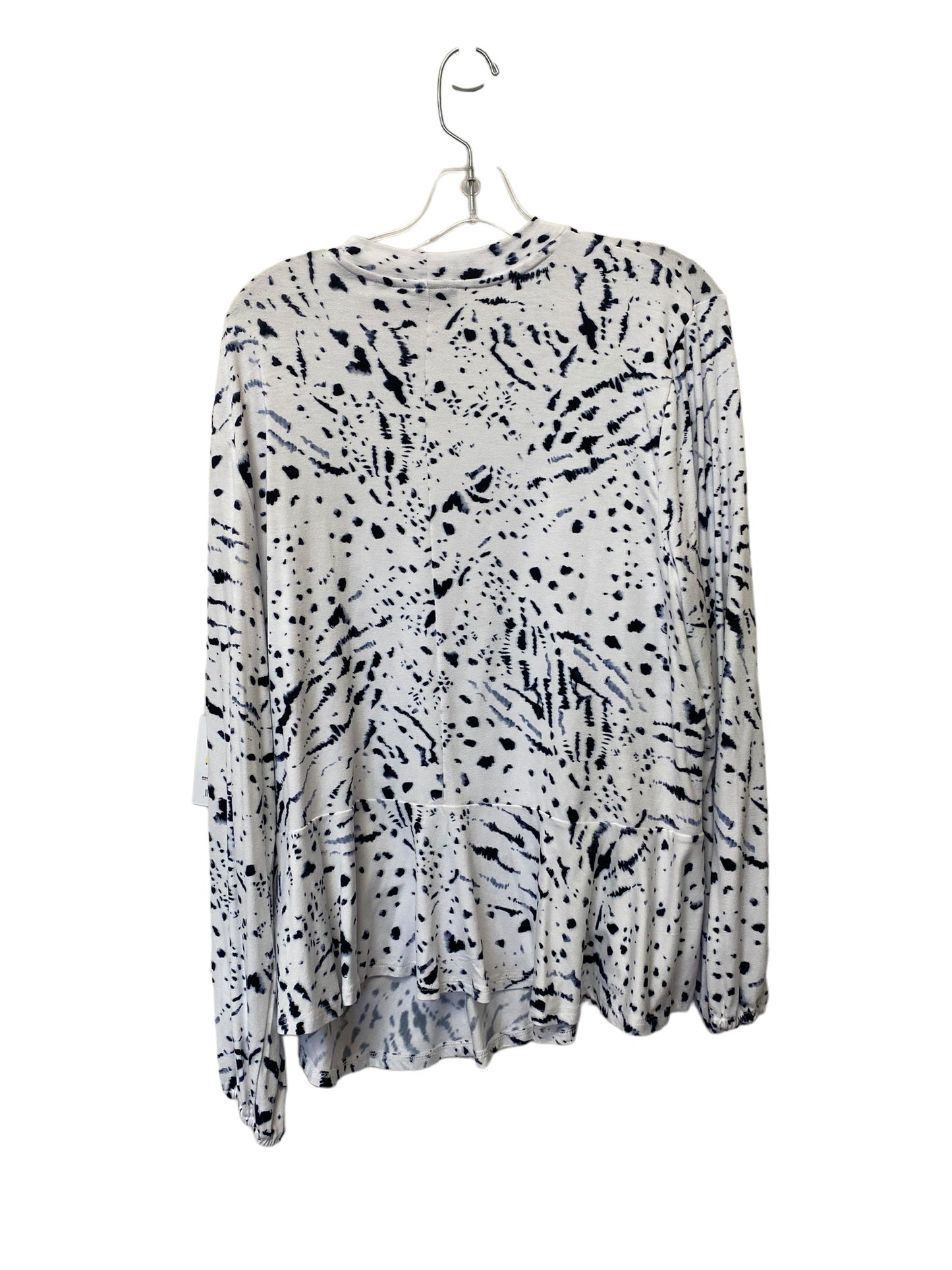 Black & White Top Long Sleeve Apt 9, Size Xxl