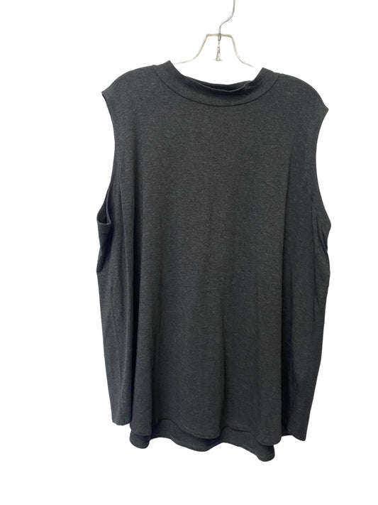 Grey Top Sleeveless Basic Eileen Fisher, Size 3x