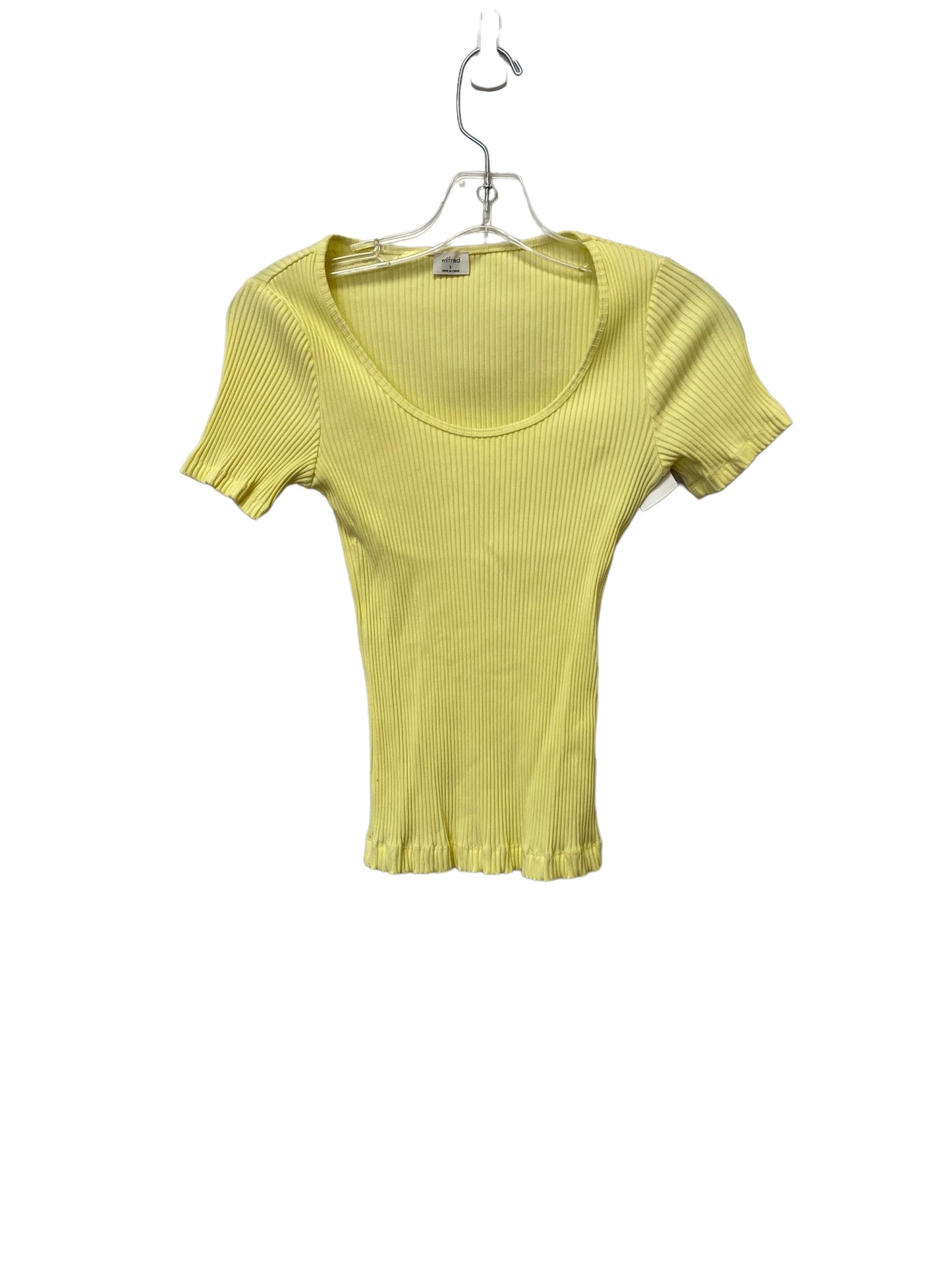 Yellow Top Short Sleeve Wilfred, Size S