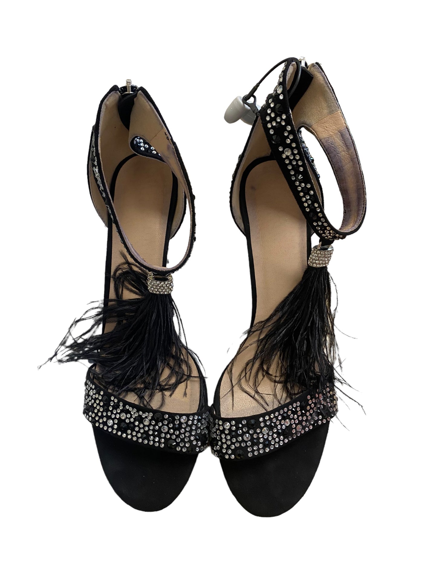 Black Shoes Heels Stiletto Clothes Mentor, Size 12