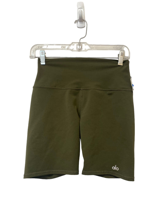 Green Athletic Shorts Alo, Size S