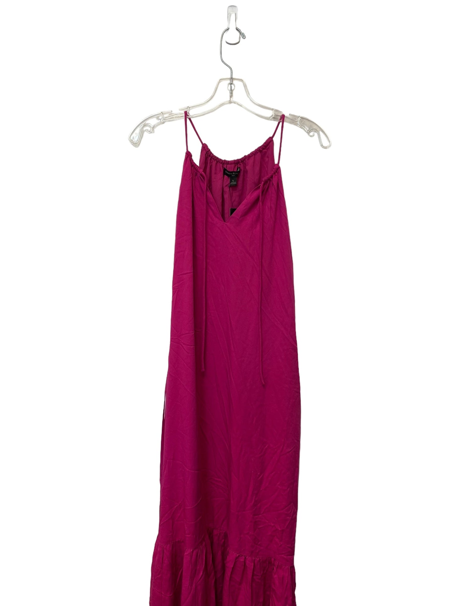 Pink Dress Casual Maxi Banana Republic, Size L