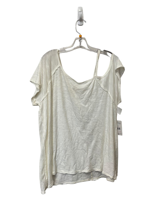 White Top Short Sleeve We The Free, Size M