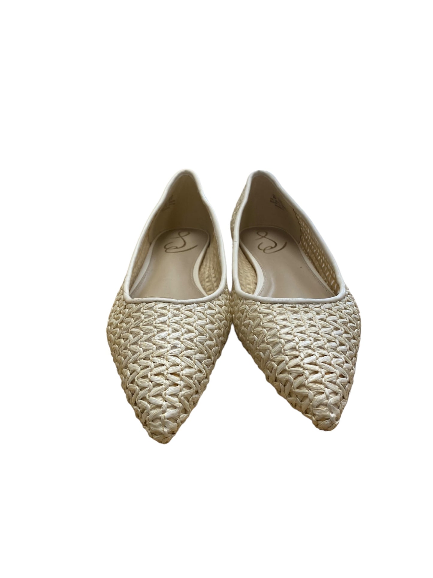 Cream Shoes Flats Sam Edelman, Size 8