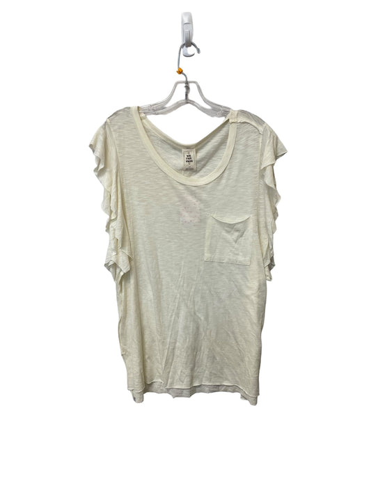 White Top Short Sleeve We The Free, Size L
