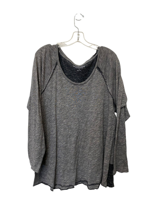 Grey Top Long Sleeve Soft Surroundings, Size 1x