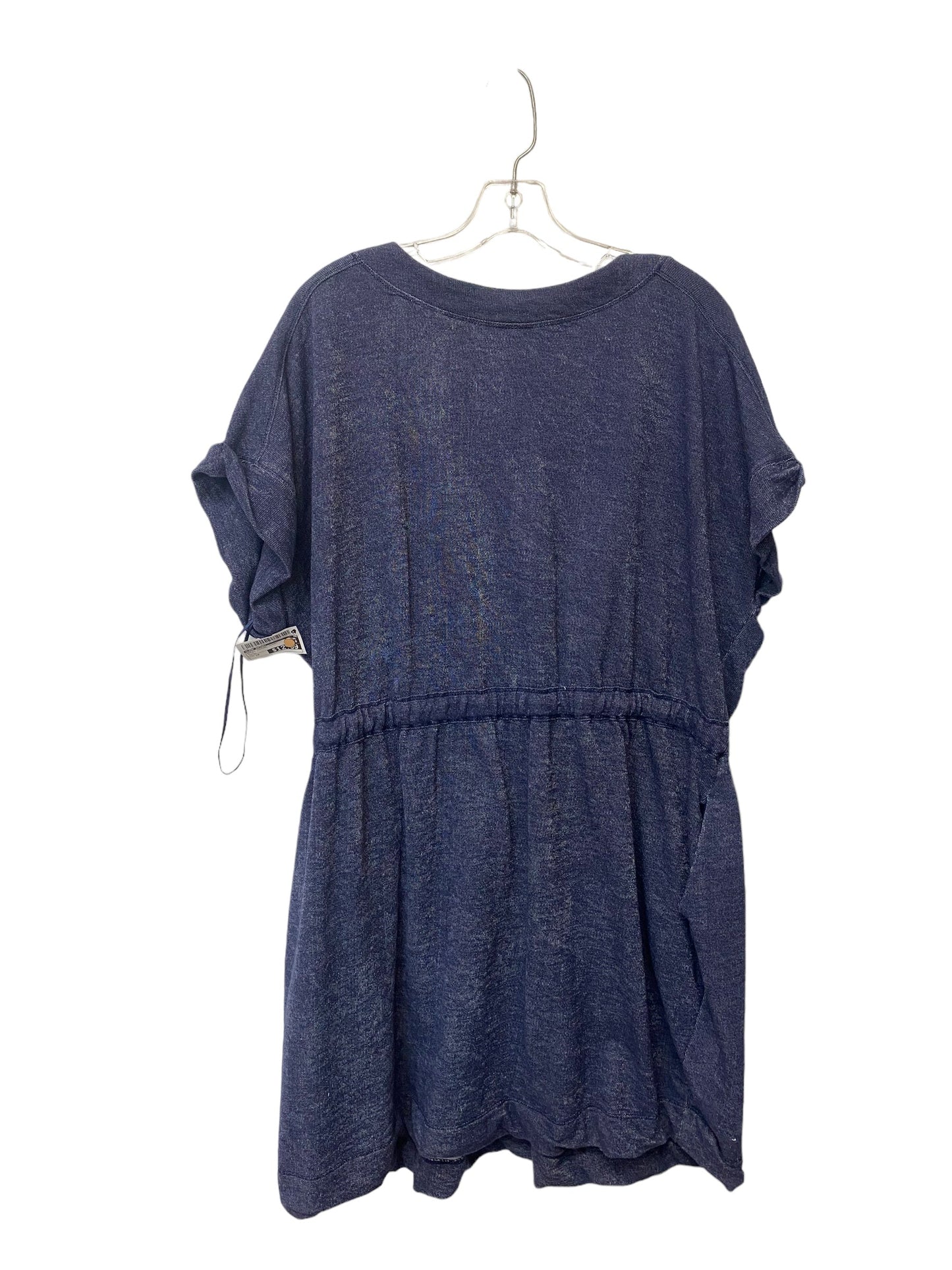 Blue Dress Casual Short Lane Bryant, Size 18