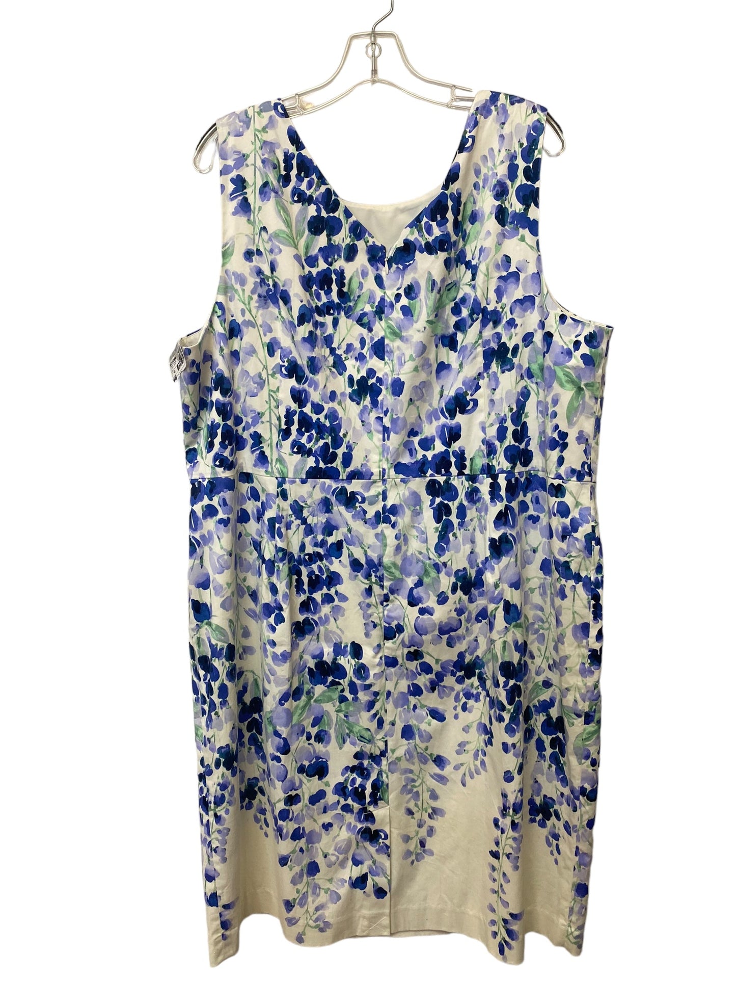 Floral Print Dress Casual Midi Talbots, Size 20