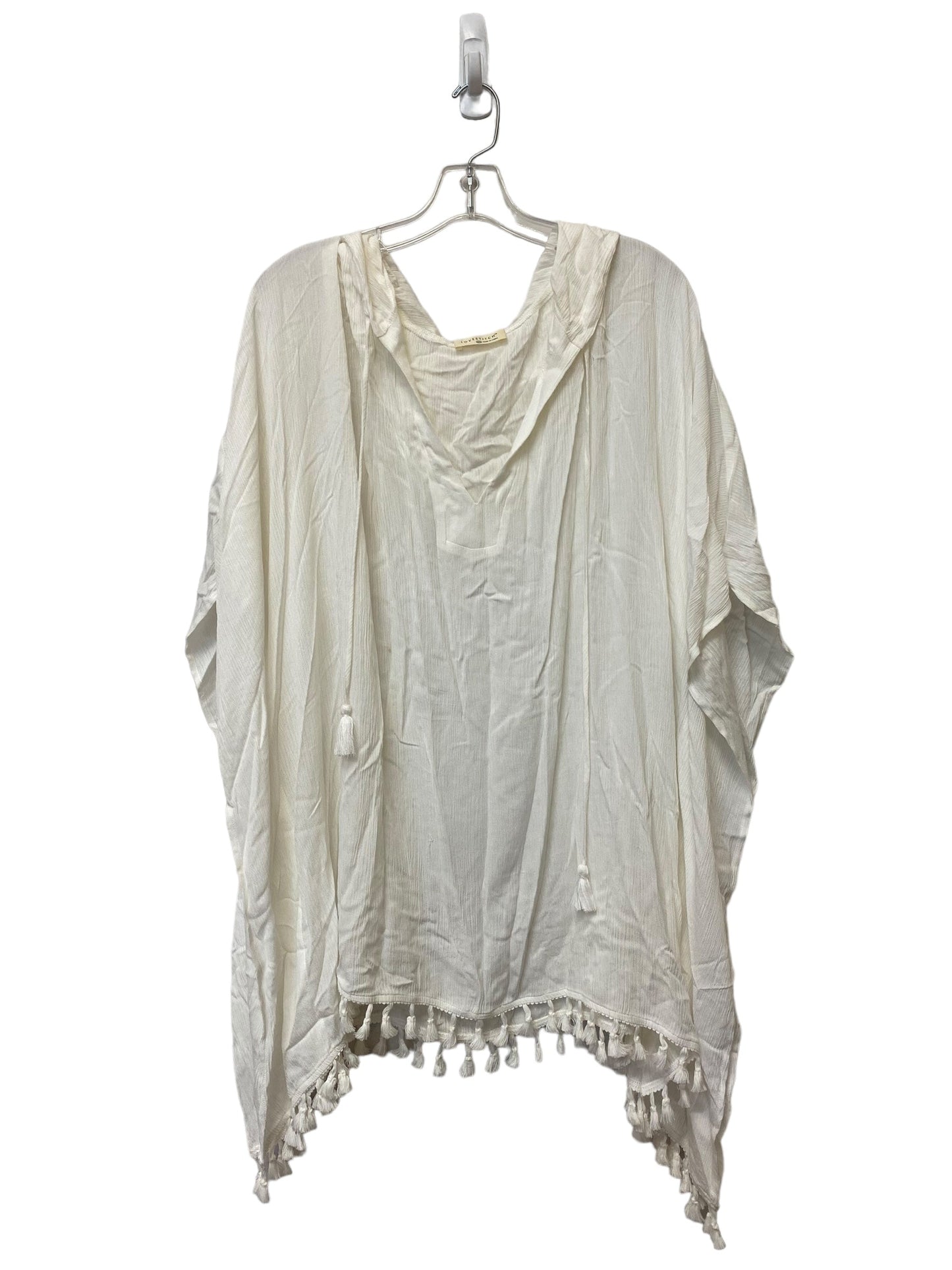 White Poncho Lovestitch, Size Os