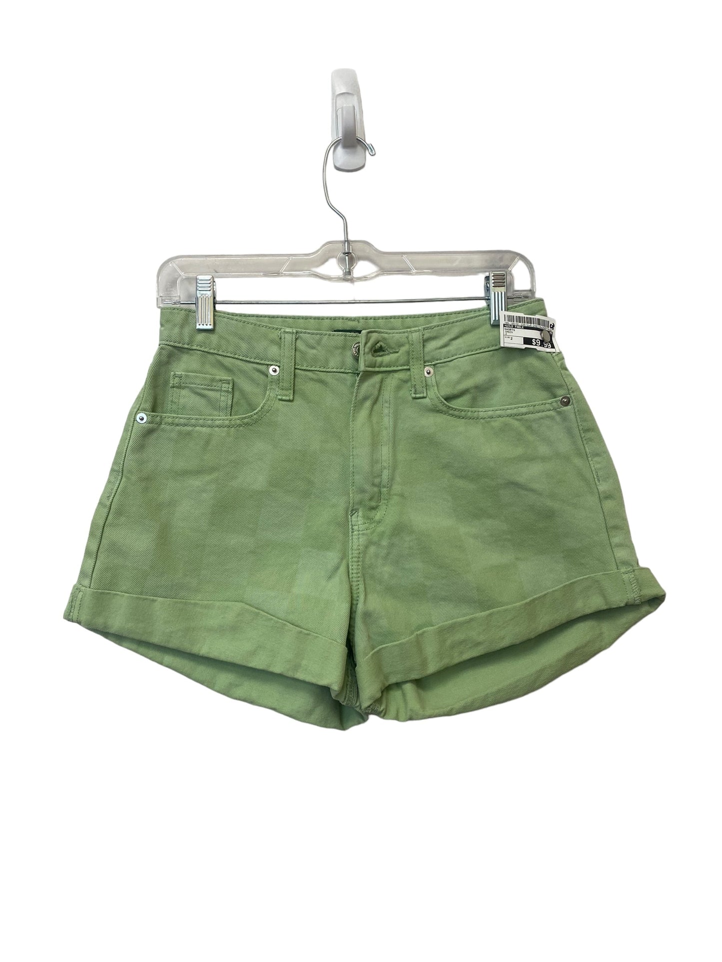 Green Shorts Wild Fable, Size 2