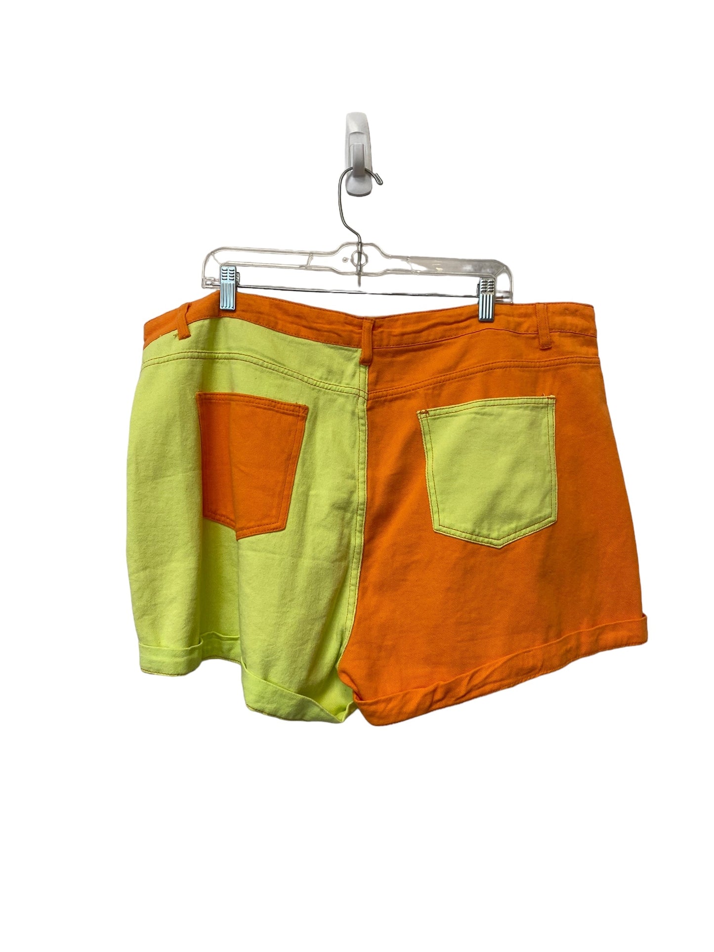 Orange Shorts Shein, Size 4x