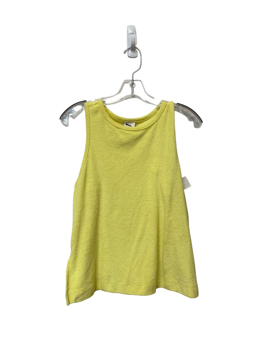 Yellow Top Sleeveless Basic A New Day, Size S