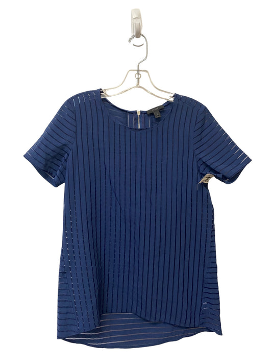 Navy Top Short Sleeve J. Crew, Size 0