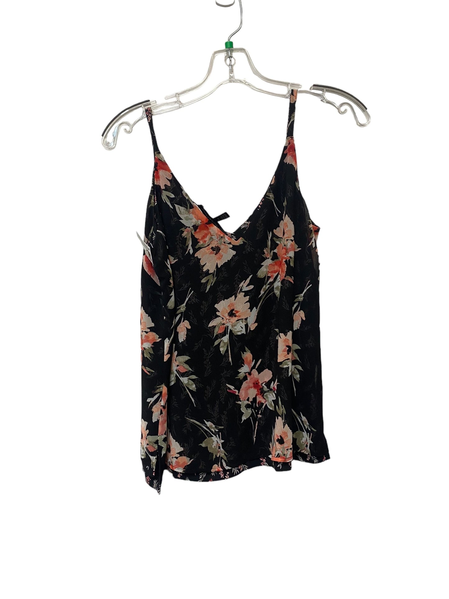 Floral Print Top Sleeveless White House Black Market, Size Xs