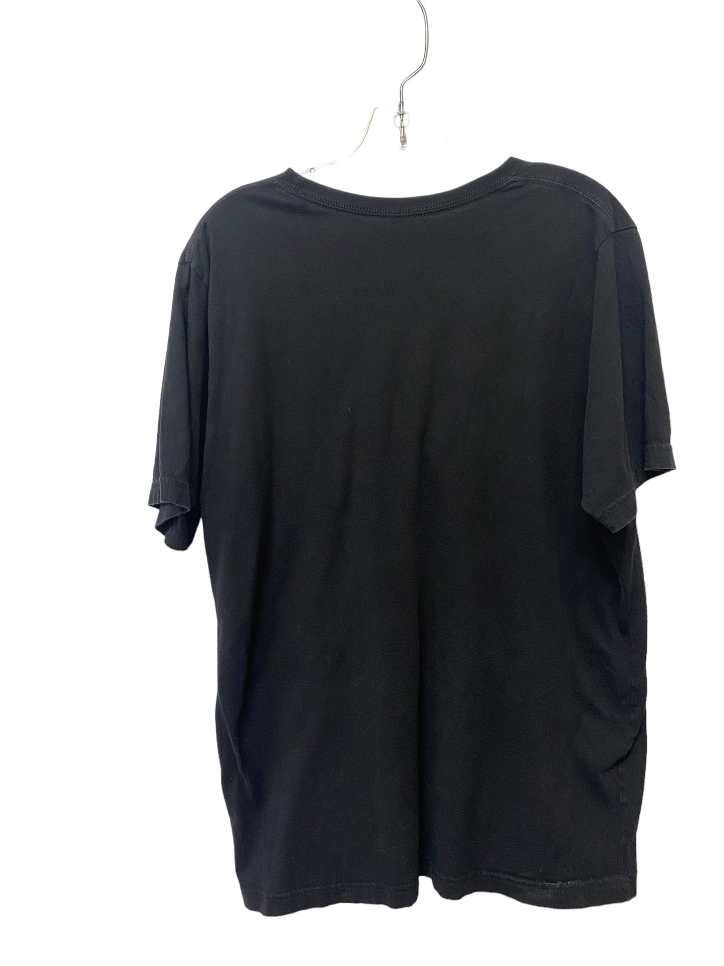 Black Top Short Sleeve Bella + Canvas, Size Xl