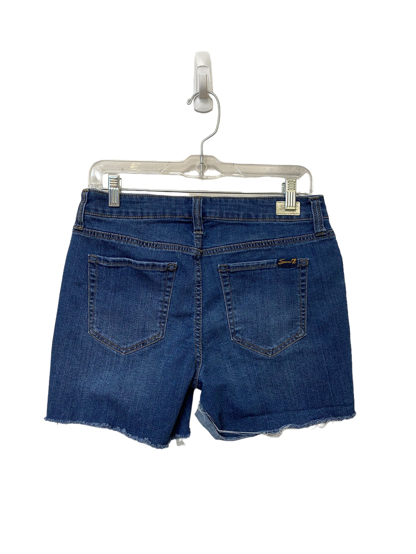 Blue Denim Shorts Seven 7, Size 4