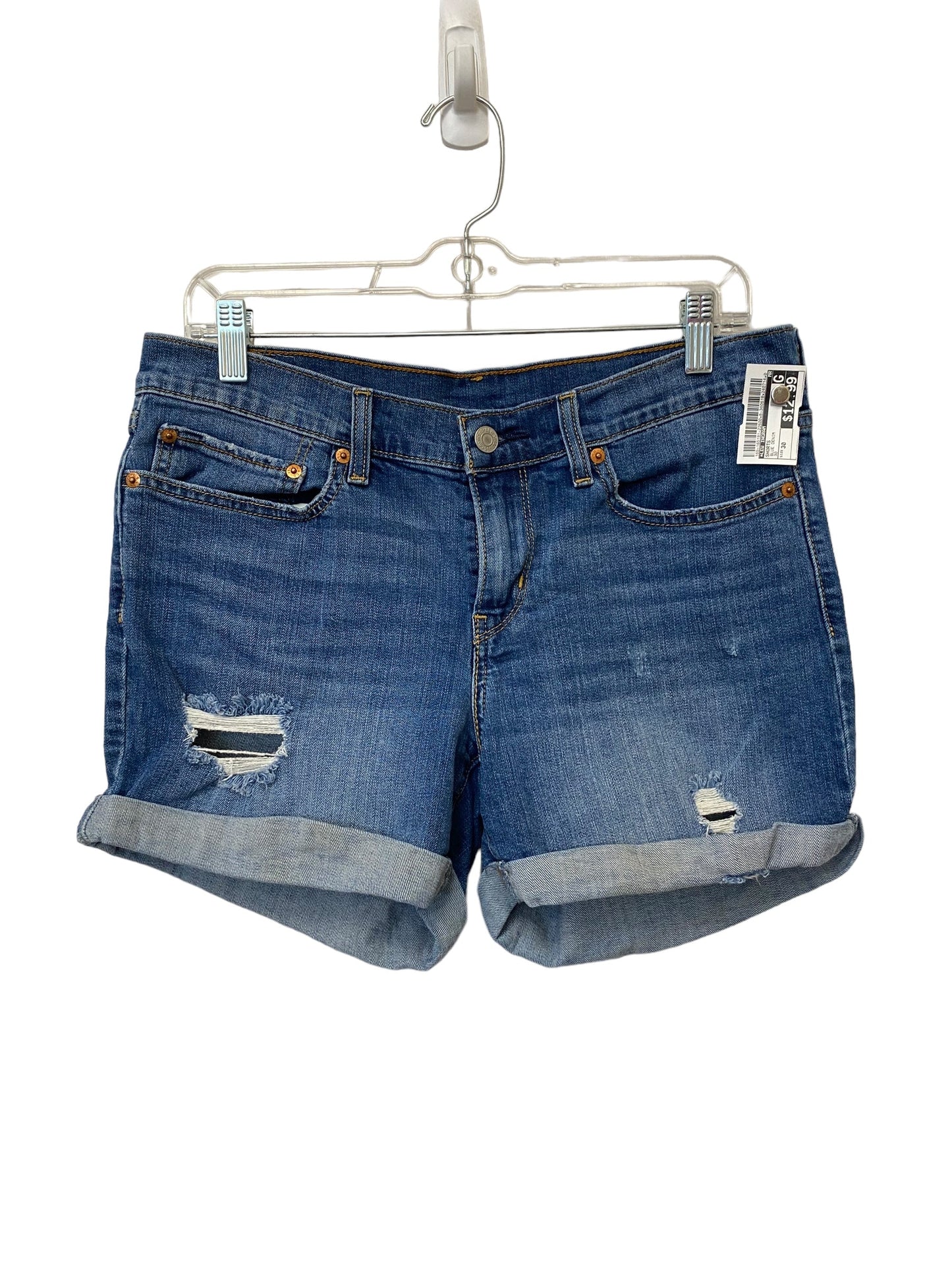Blue Denim Shorts Lew Ingram, Size 30