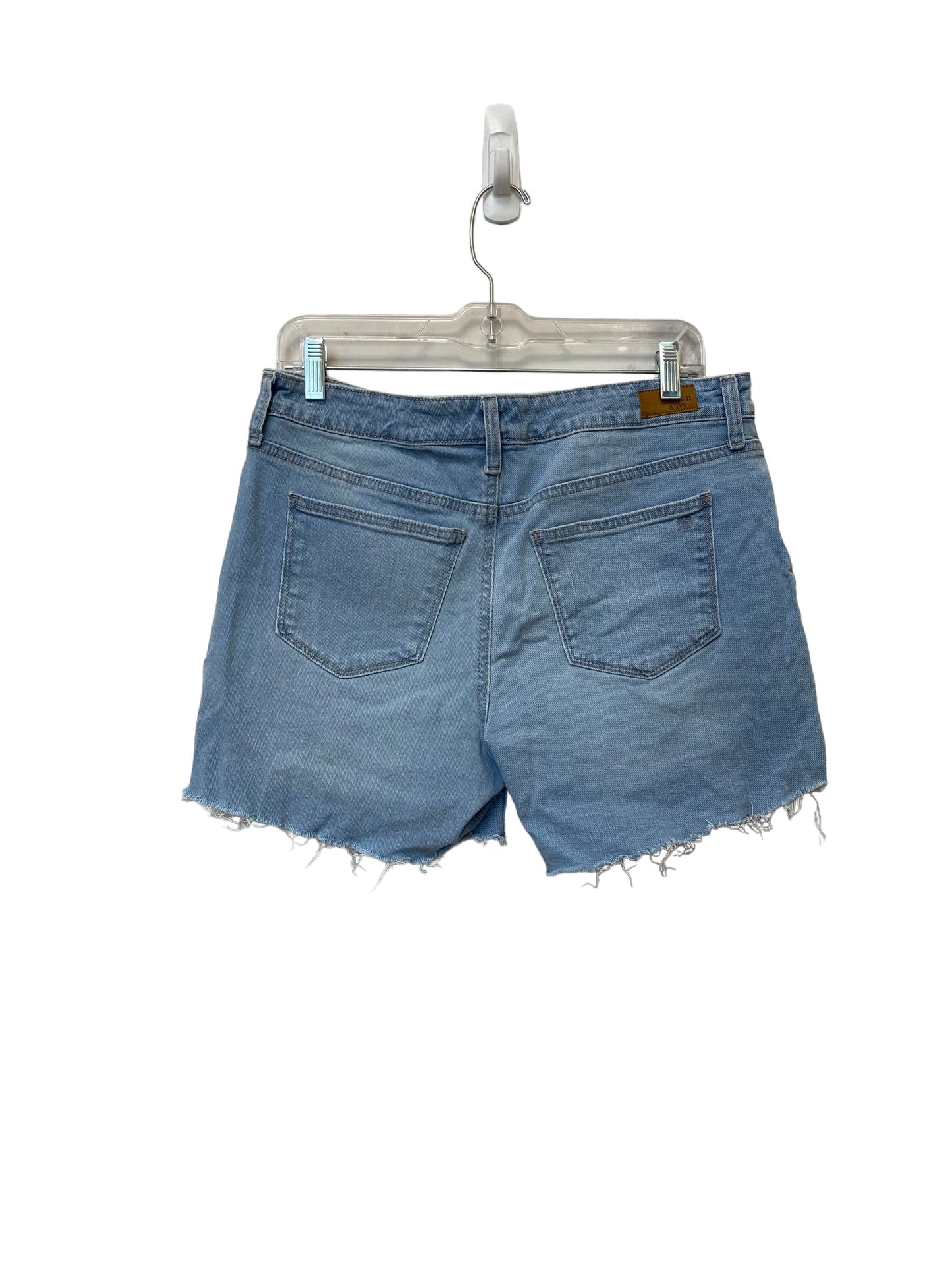 Blue Denim Shorts Crown And Ivy, Size 8
