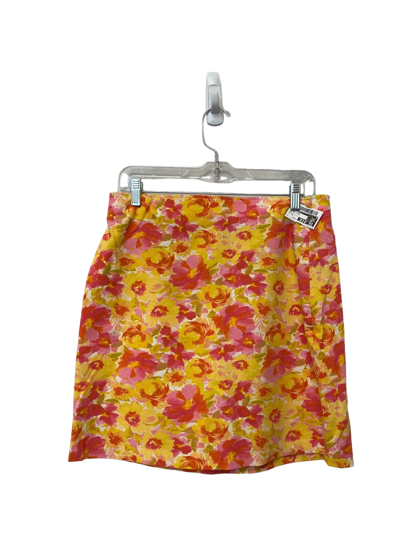 Floral Print Skirt Midi Old Navy, Size M