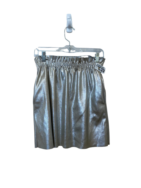 Silver Skirt Mini & Short Zara, Size M