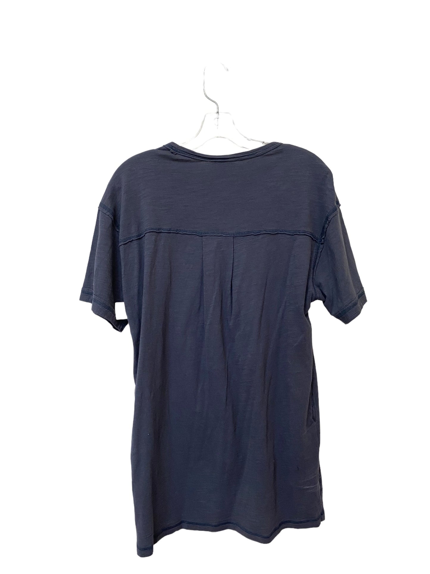 Blue Tunic Short Sleeve Clothes Mentor, Size L