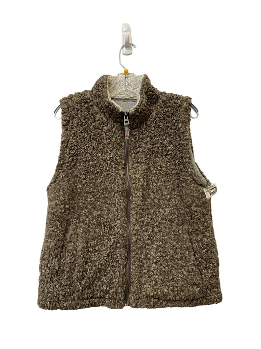 Brown Vest Faux Fur & Sherpa Dylan, Size L
