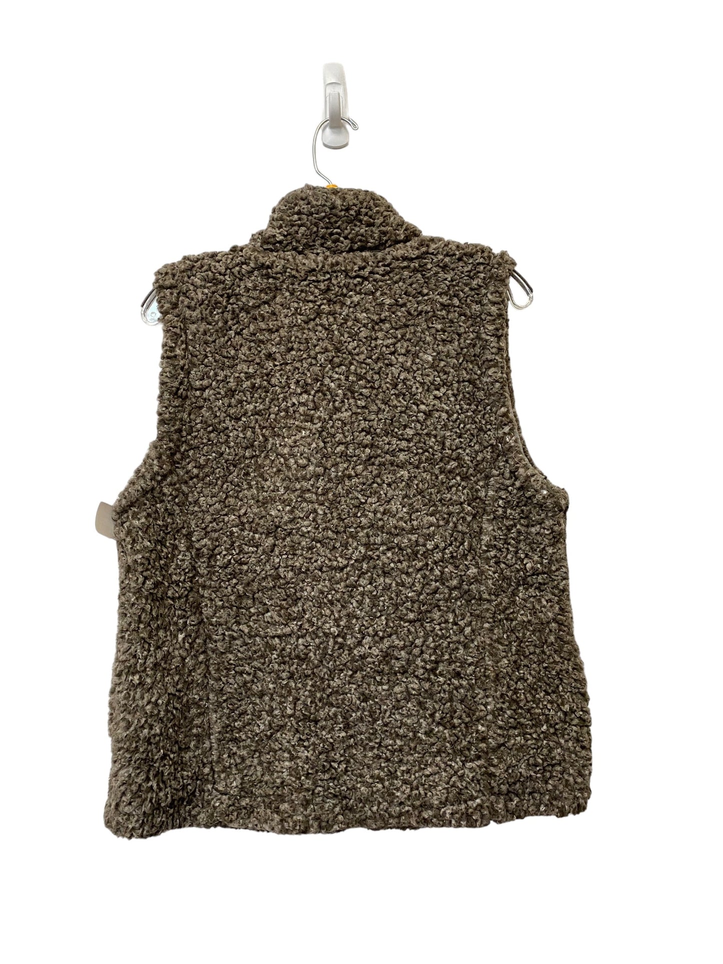 Brown Vest Faux Fur & Sherpa Dylan, Size L