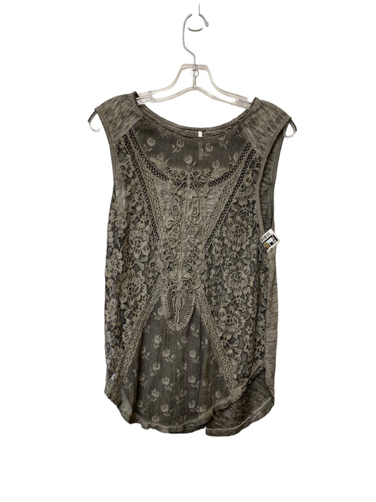 Grey Top Sleeveless Free People, Size M