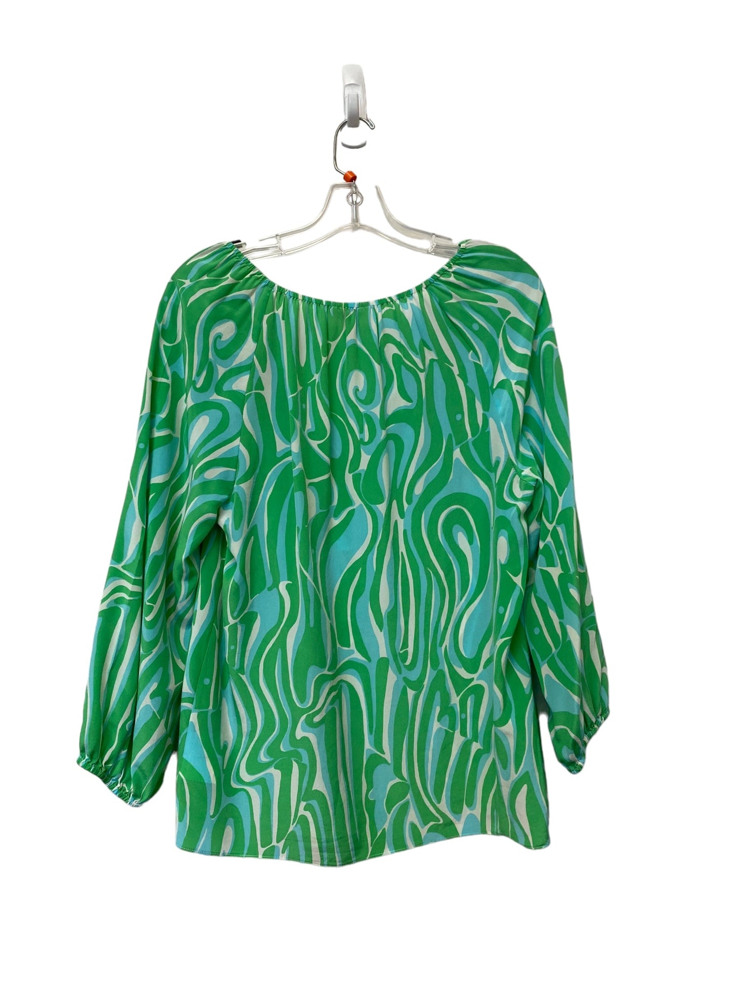 Green Top Long Sleeve Lilly Pulitzer, Size M