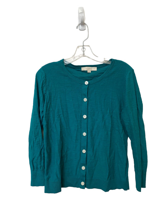 Green Cardigan Loft, Size M