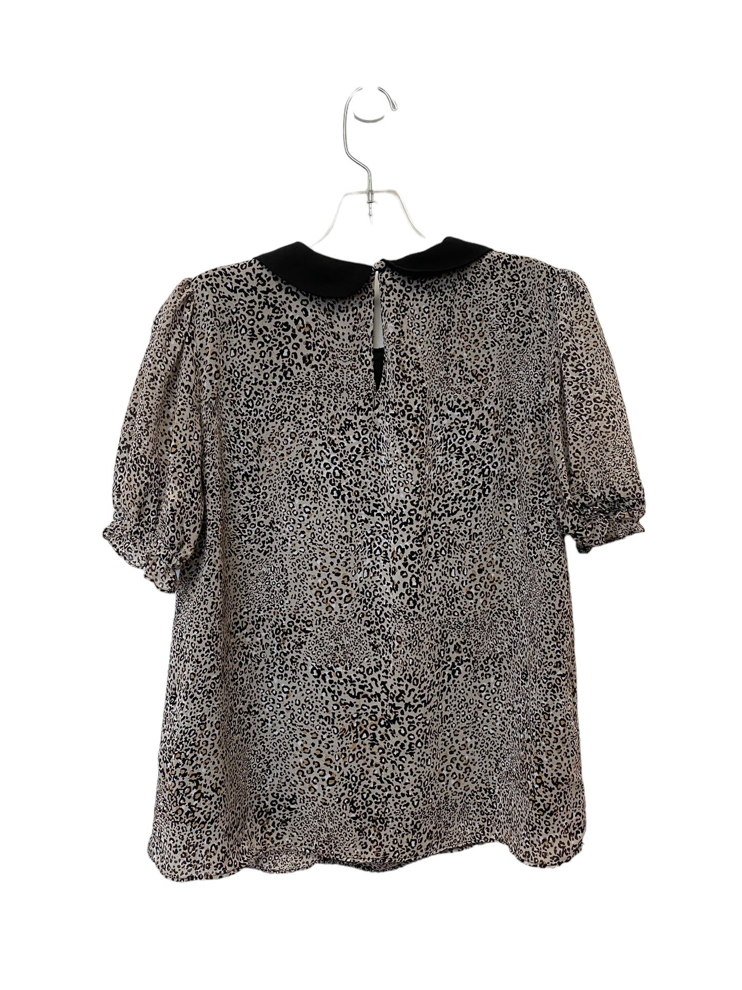 Animal Print Top Short Sleeve Cece, Size M