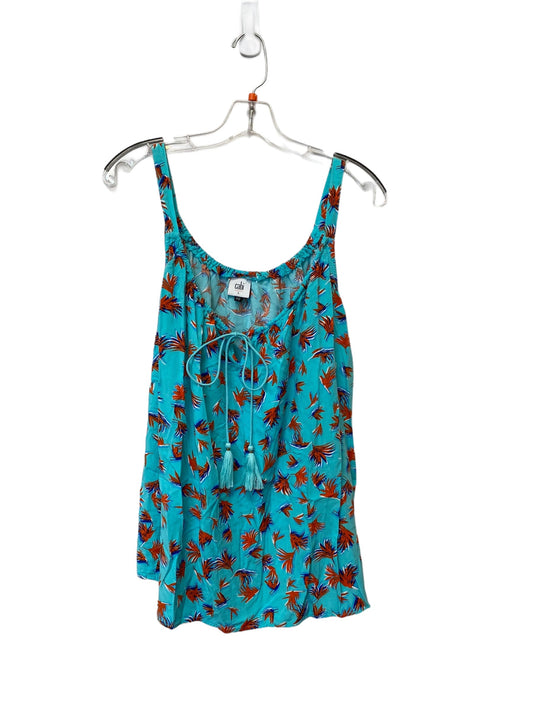 Blue Top Sleeveless Cabi, Size L