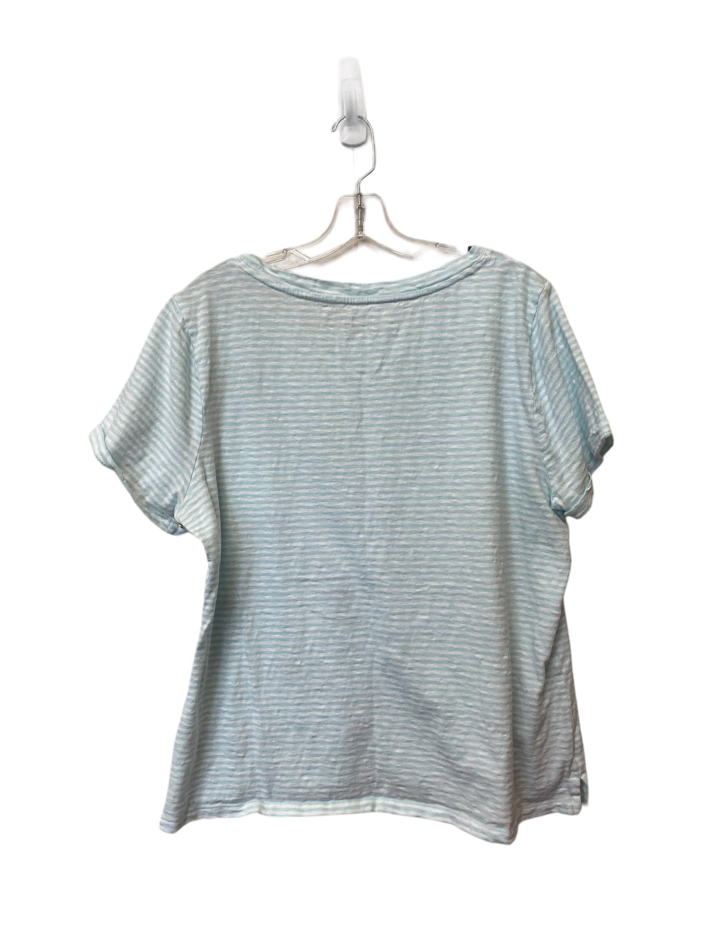 Blue Top Short Sleeve Talbots, Size Xl