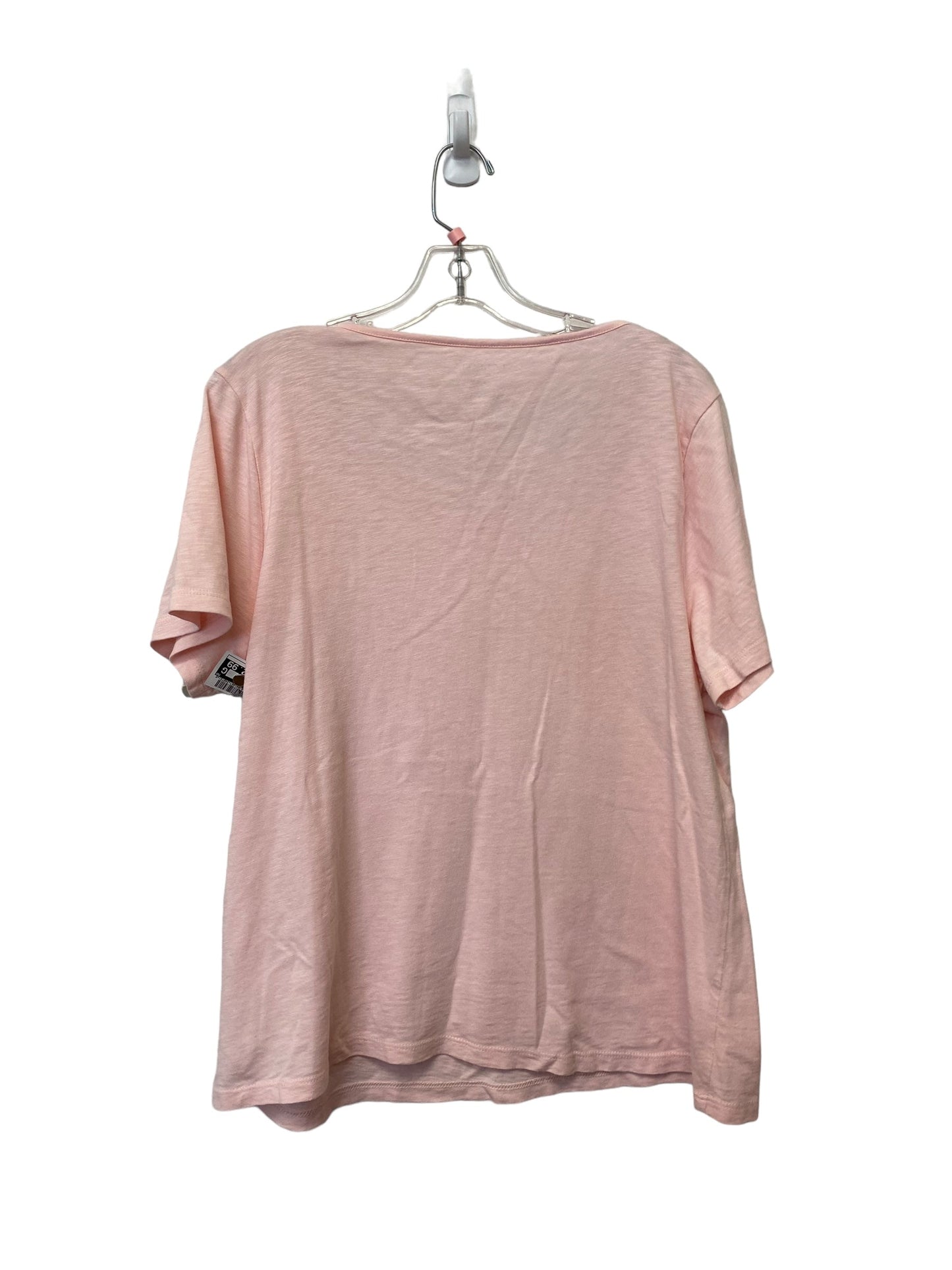 Pink Top Short Sleeve Talbots, Size Petite   Xl