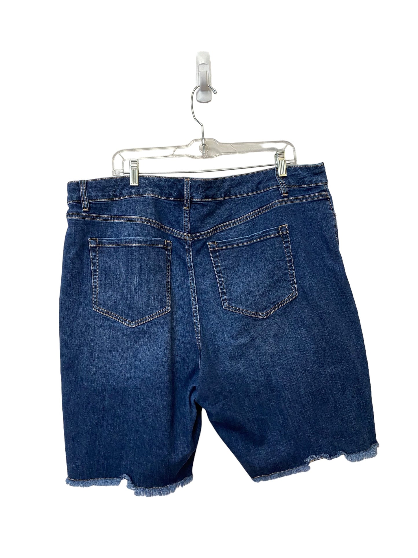 Shorts By Lane Bryant In Blue Denim, Size: 16