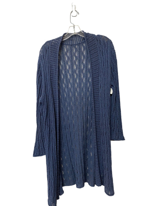 Cardigan By Clothes Mentor In Blue, Size: M