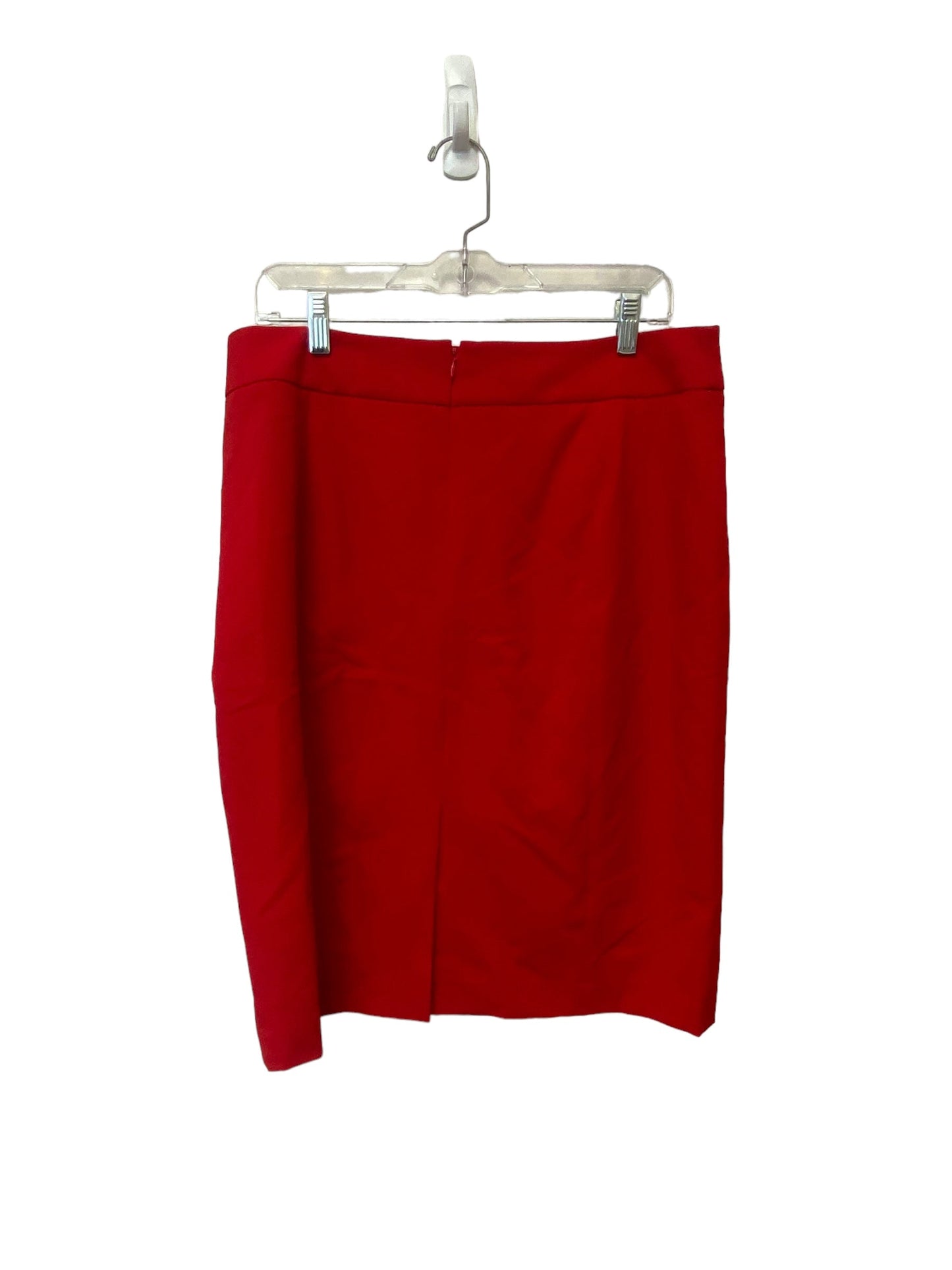 Skirt Midi By Calvin Klein In Red, Size: 12