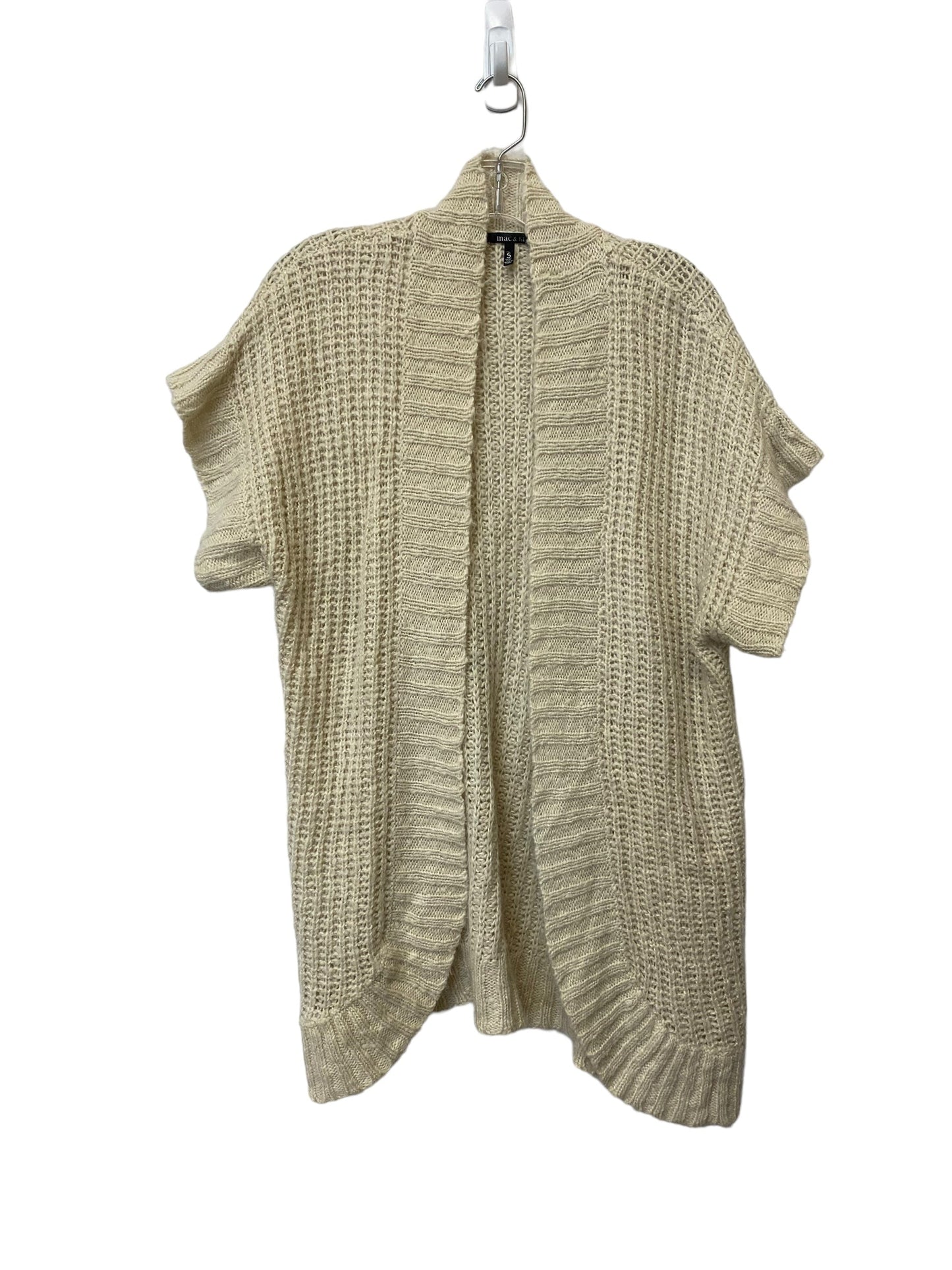 Cardigan By Mac And Jac In Tan, Size: S