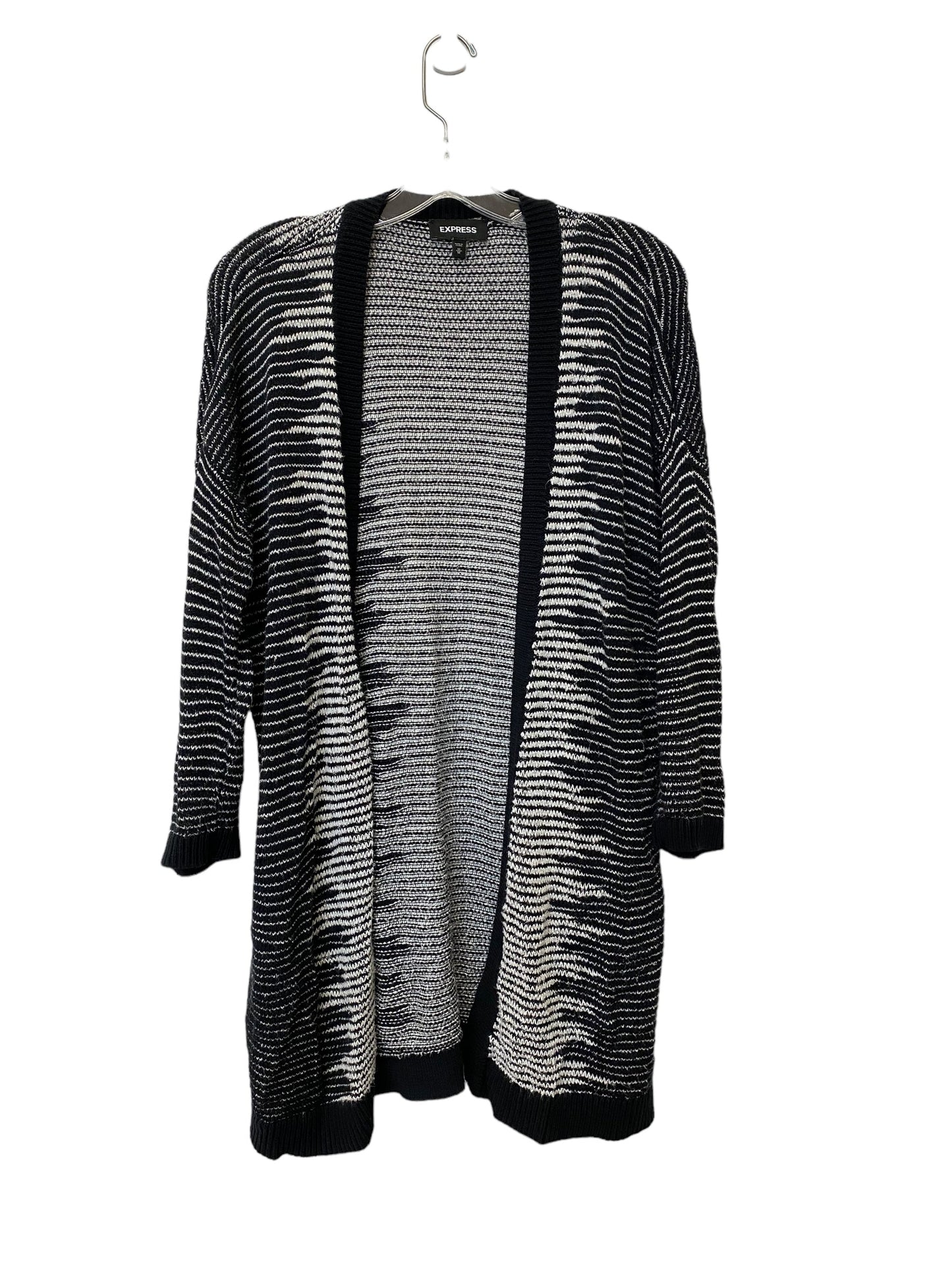 Cardigan By Express In Black, Size: M