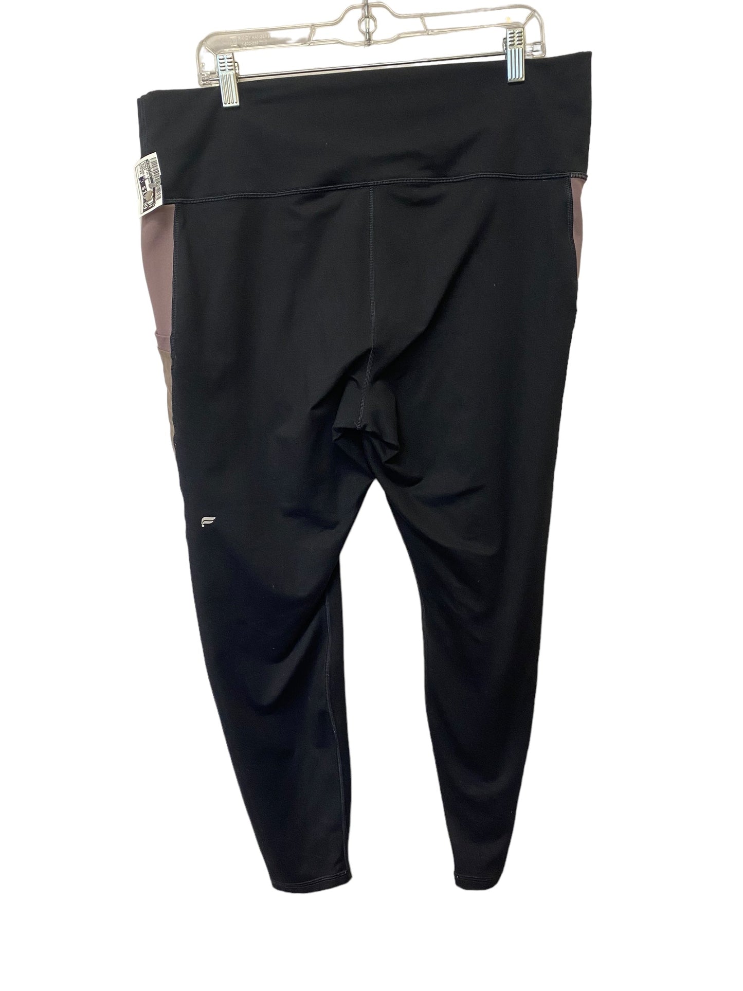 Athletic Leggings By Fabletics In Black, Size: 2x