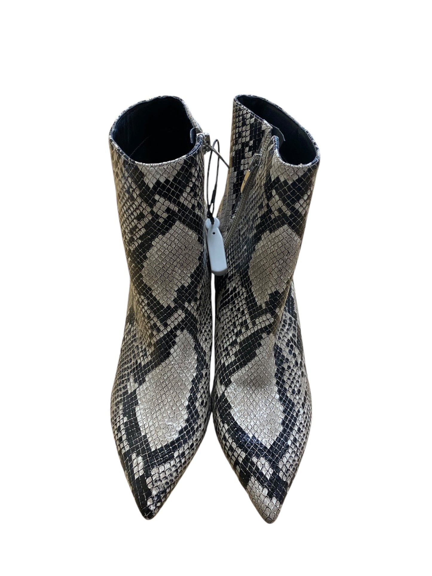 Boots Ankle Heels By Marc Fisher In Snakeskin Print, Size: 8