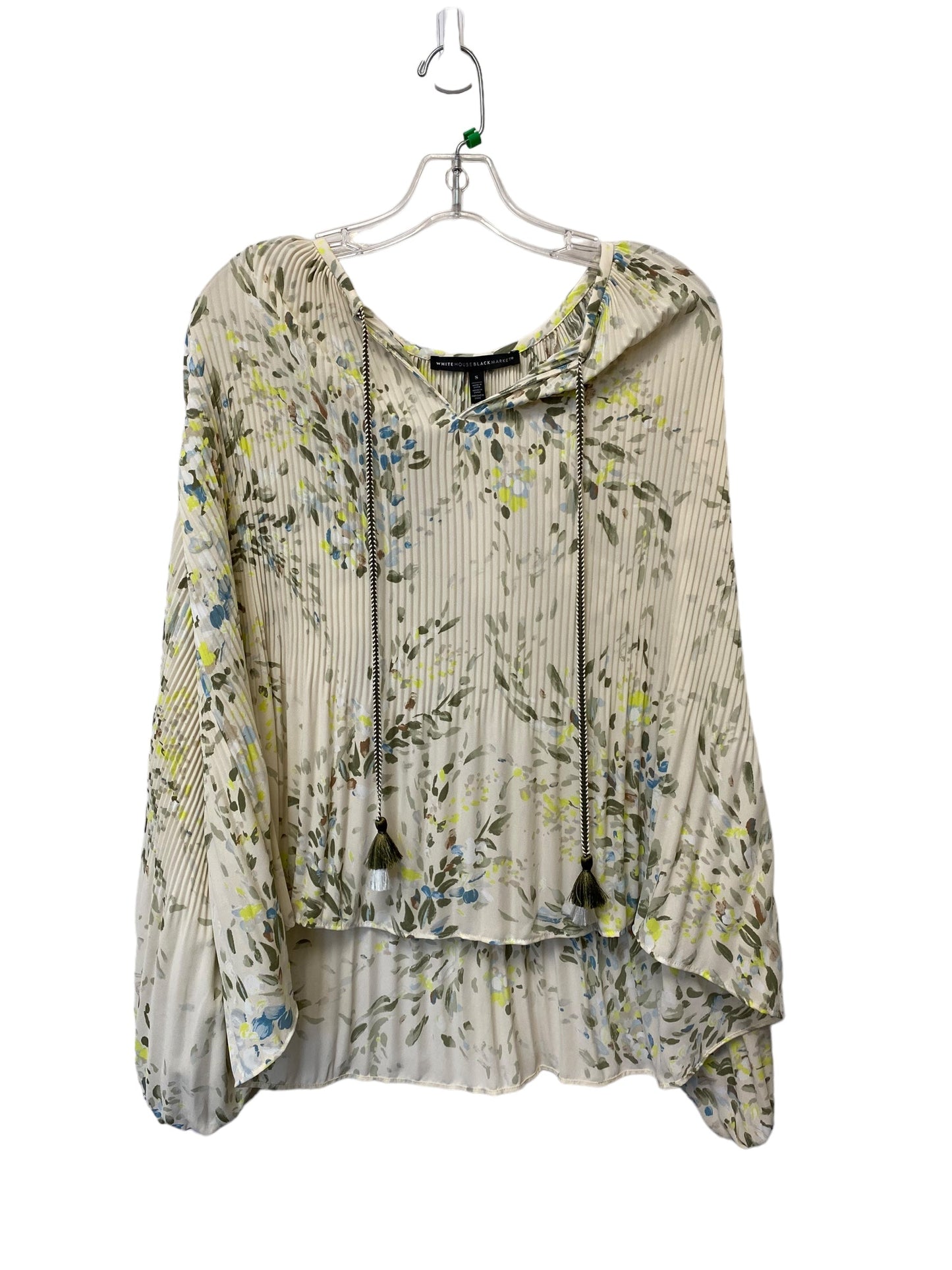 Top Long Sleeve By White House Black Market In Multi-colored, Size: S