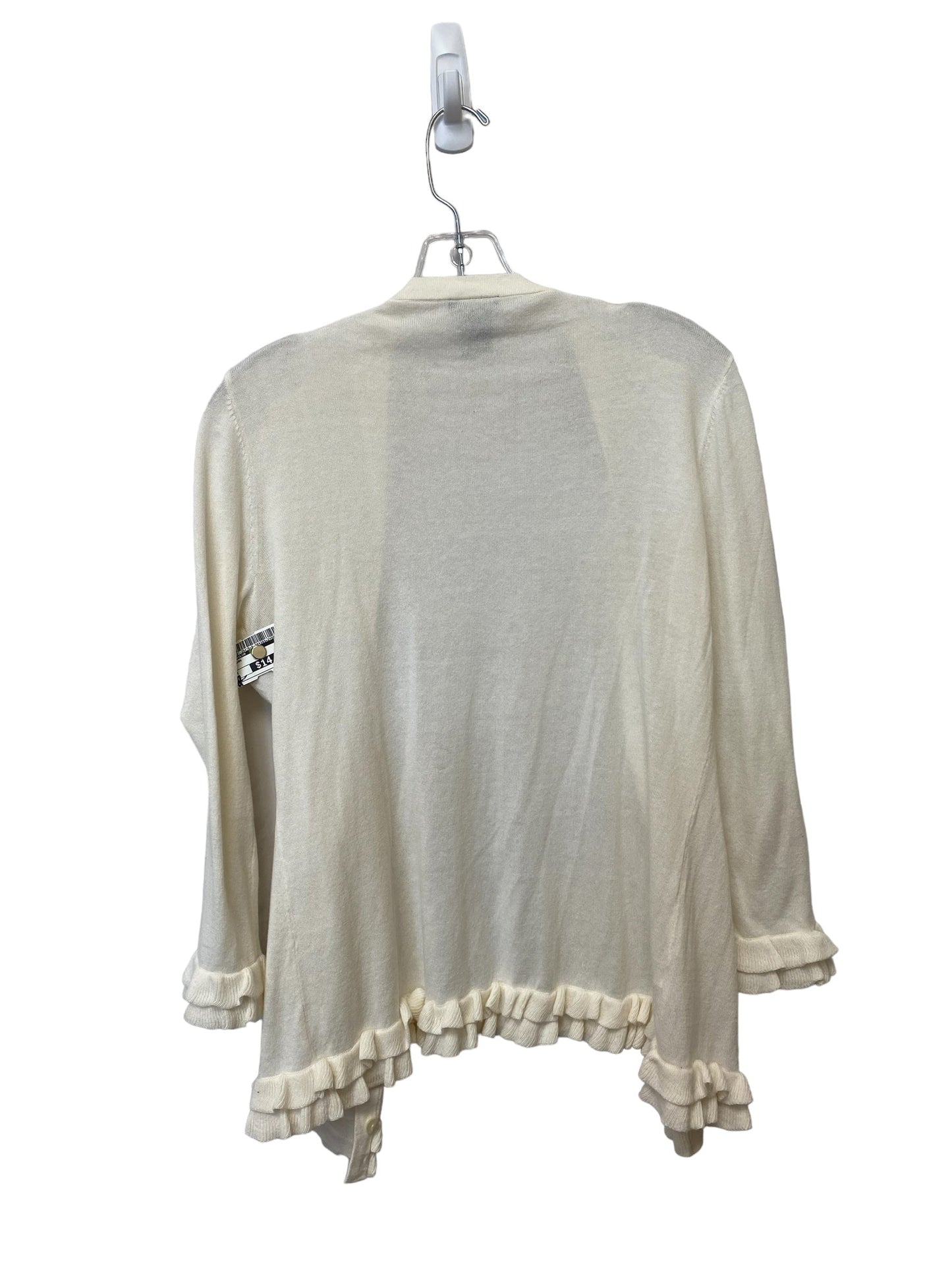 Cardigan By Ann Taylor In White, Size: M