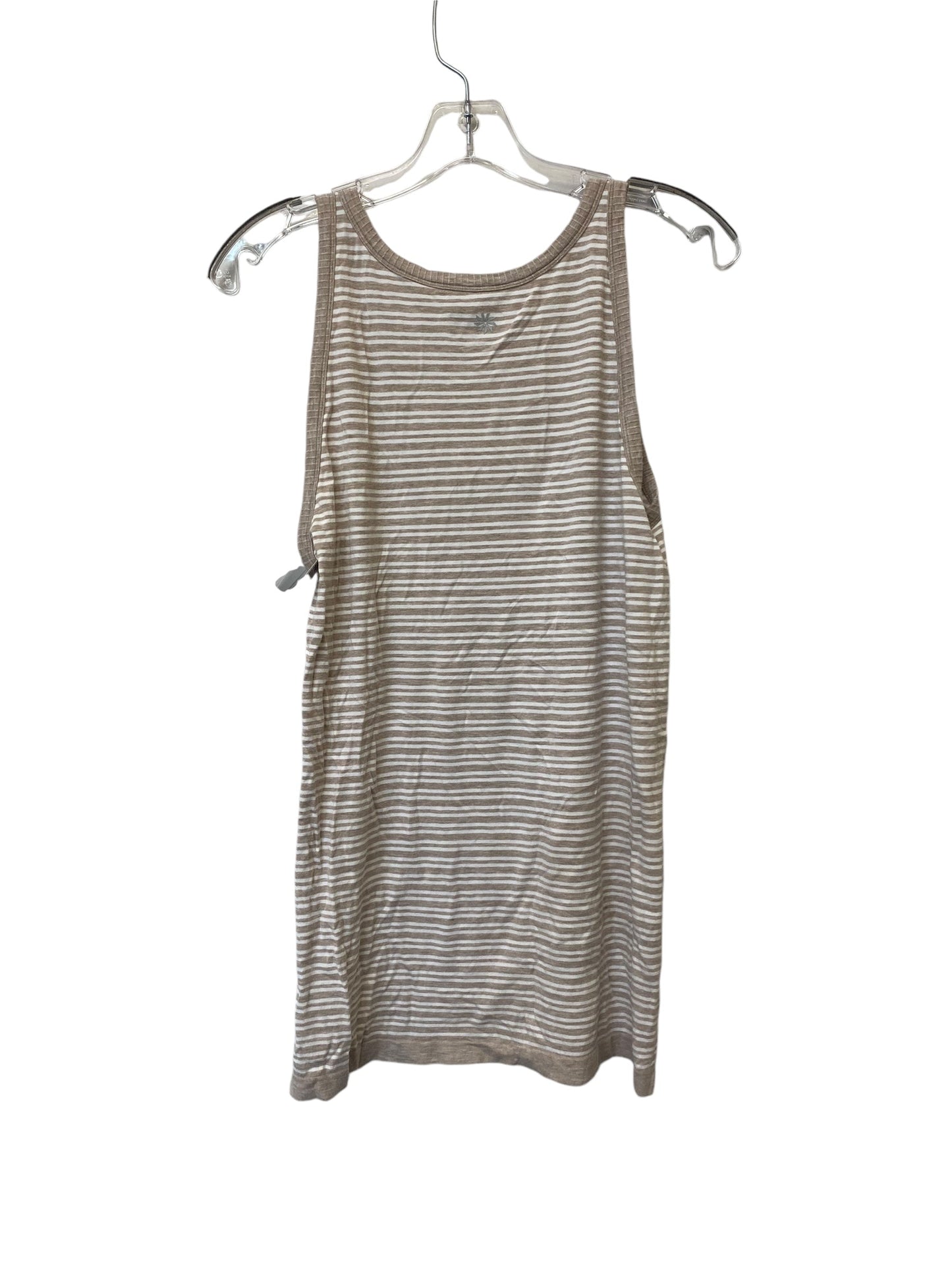 Top Sleeveless By Athleta In Tortoise Shell Print, Size: L